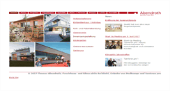 Desktop Screenshot of abendroth.at